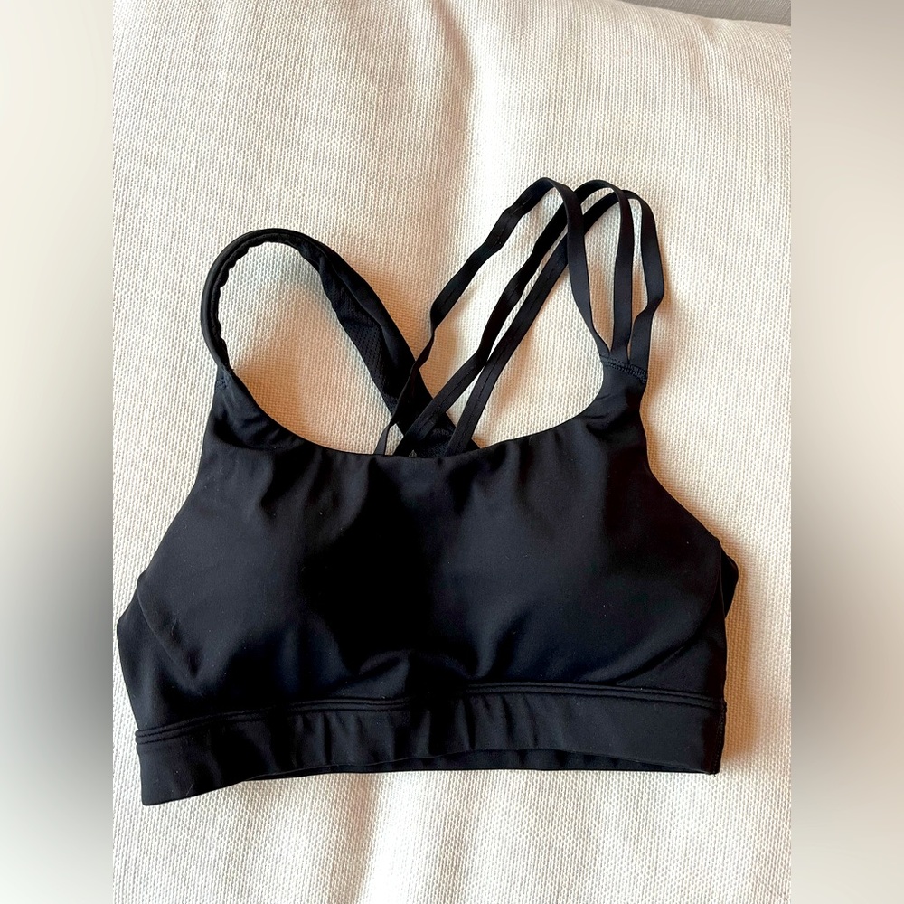 Brand new black Athleta sports bra. Size small.